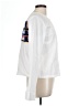 Mii 100% Cotton White Long Sleeve Blouse Size L - photo 4