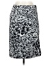 Talbots 100% Polyester Animal Print Silver Casual Skirt Size 4 Petite - photo 1