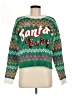 Assorted Brands Print Green Pullover Sweater Size M - photo 1
