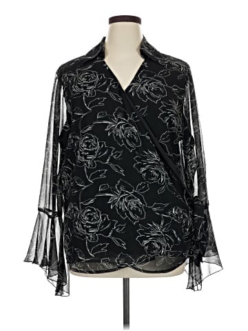 Club Z Collection 3/4 Sleeve Blouse (view 1)