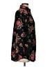 Unbranded 100% Polyester Floral Black Long Sleeve Blouse Size 4 - photo 4