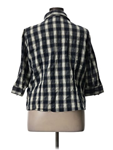 Cj Banks 3/4 Sleeve Button-Down Shirt (view 2)