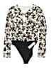 Commense Ivory Long Sleeve Blouse Size M - photo 1