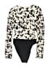 Commense Ivory Long Sleeve Blouse Size M - photo 2