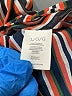 CAbi 100% Polyester Stripes Brown Long Sleeve Blouse Size L - photo 8