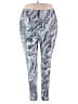 No Boundaries 100% Recycled Polyester Print Blue Active Pants Size 3X - photo 1