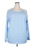 Unbranded Blue 3/4 Sleeve T-Shirt Size 3X - photo 1
