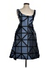 Milly Argyle Blue Cocktail Dress Size 0 - photo 1