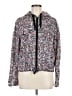 Coach 100% Leather Print White Leather Jacket Size 8 - photo 1