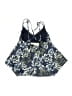 Kona Sol Floral Blue Swimsuit Top Size M - photo 2