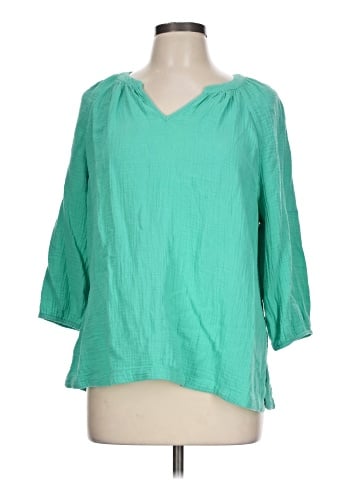Soft Surroundings 3/4 Sleeve Blouse (view 1)