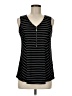 Ava James Black Sleeveless Blouse Size M - photo 1