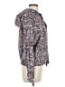 Coach 100% Leather Print White Leather Jacket Size 8 - photo 4