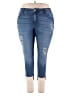 Faded Glory Graphic Blue Jeans Size 20W - photo 1