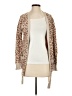 Jessica Simpson Animal Print Tan Cardigan Size S - photo 1