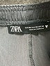 Zara Chevron-herringbone Gray Casual Pants Size XXL - photo 4
