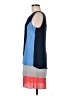 BCBGMAXAZRIA 100% Polyester Color Block Blue Casual Dress One size - photo 5