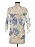 Unbranded Ivory 3/4 Sleeve Blouse Size 0 - photo 2