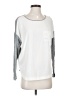 Ann Taylor LOFT 100% Polyester Silver Long Sleeve Top Size S - photo 1