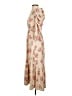 Unbranded 100% Polyester Floral Tan Casual Dress Size S - photo 5