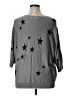 PREMISE Stars Gray Pullover Sweater Size 1X - photo 2