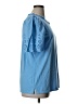 Talbots 100% Cotton Blue Short Sleeve Top Size 1X - photo 4