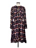 Assorted Brands Print Blue Casual Dress Size S (estimated) - photo 1