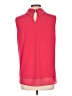 Karl Lagerfeld Paris Red Sleeveless Blouse Size L - photo 2