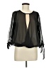 Assorted Brands Black 3/4 Sleeve Blouse One size - photo 1