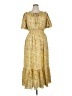 Max Studio Paisley Yellow Casual Dress Size XL - photo 1