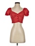 Princess Polly Red Short Sleeve Top Size 2 - photo 1