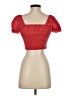 Princess Polly Red Short Sleeve Top Size 2 - photo 2