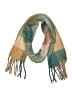 Aqua 100% Acrylic Plaid Green Teal Scarf One size - photo 1
