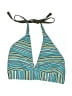 Assorted Brands Stripes Teal Swimsuit Top Size S - photo 1