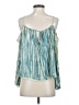 Blue Life 100% Rayon Teal Sleeveless Blouse Size S - photo 2