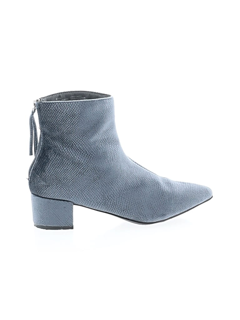 Pre-owned Assorted Brands Ankle Boots In Blue