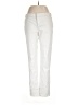 Joe Fresh Solid Ivory Casual Pants Size 12 - photo 1