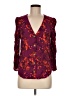 Maeve by Anthropologie 100% Viscose Burgundy 3/4 Sleeve Blouse Size M - photo 1