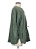 Eileen Fisher 100% Cotton Green Jacket Size S - photo 4