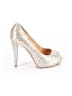Badgley Mischka Metallic Gold Heels Size 6 1/2 - photo 1