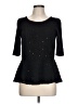 Deletta Black Pullover Sweater Size L - photo 1