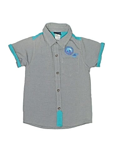 Little Rebels Short Sleeve Button-Down Shirt (view 1)
