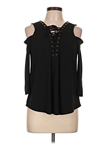 Iz Byer 3/4 Sleeve Blouse (view 1)