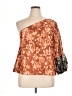 Sachin + Babi 100% Polyester Orange Long Sleeve Blouse Size XL - photo 1