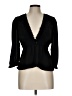 Monteau 100% Polyester Black 3/4 Sleeve Blouse Size L - photo 1