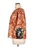 Sachin + Babi 100% Polyester Orange Long Sleeve Blouse Size XL - photo 5