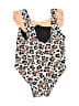 Buc-ees Animal Print Brown One Piece Swimsuit Size 12-18 mo - photo 2