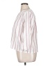 Splendid Stripes Pink 3/4 Sleeve Button-Down Shirt Size XL - photo 5