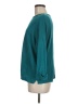 Eileen Fisher 100% Organic Linen Teal Pullover Sweater Size M - photo 5