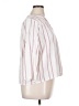 Splendid Stripes Pink 3/4 Sleeve Button-Down Shirt Size XL - photo 4